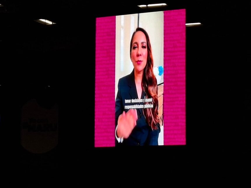 Gobernadoras de Aguascalientes y Guanajuato no acuden a evento de respaldo de Maru Campos; envían mensajes en línea