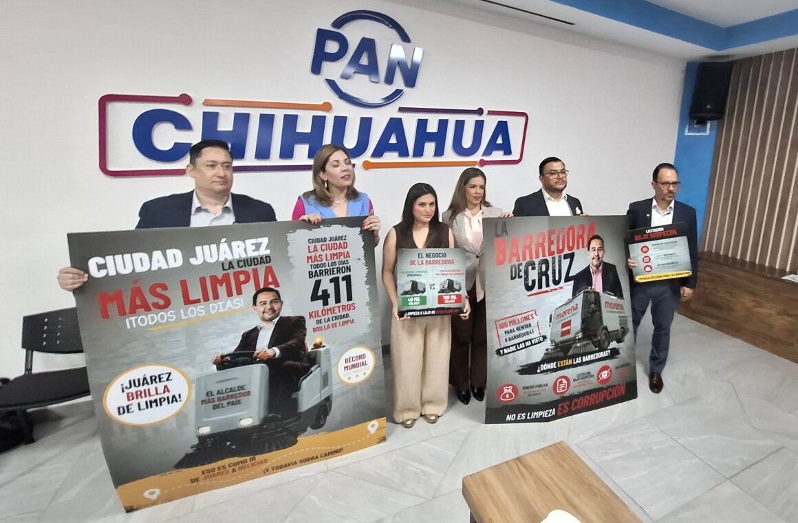 PAN denunciará a Pérez Cuéllar por presuntas irregularidades en contrato de barredoras por 105 mdp