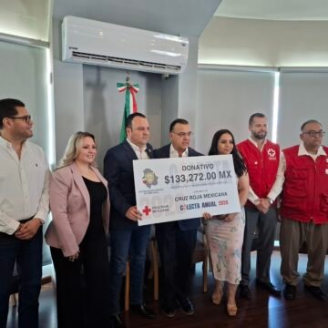 20260619_110651(0) Entrega Congreso del Estado donativo a la Cruz Roja Mexicana por Colecta Nacional 2026