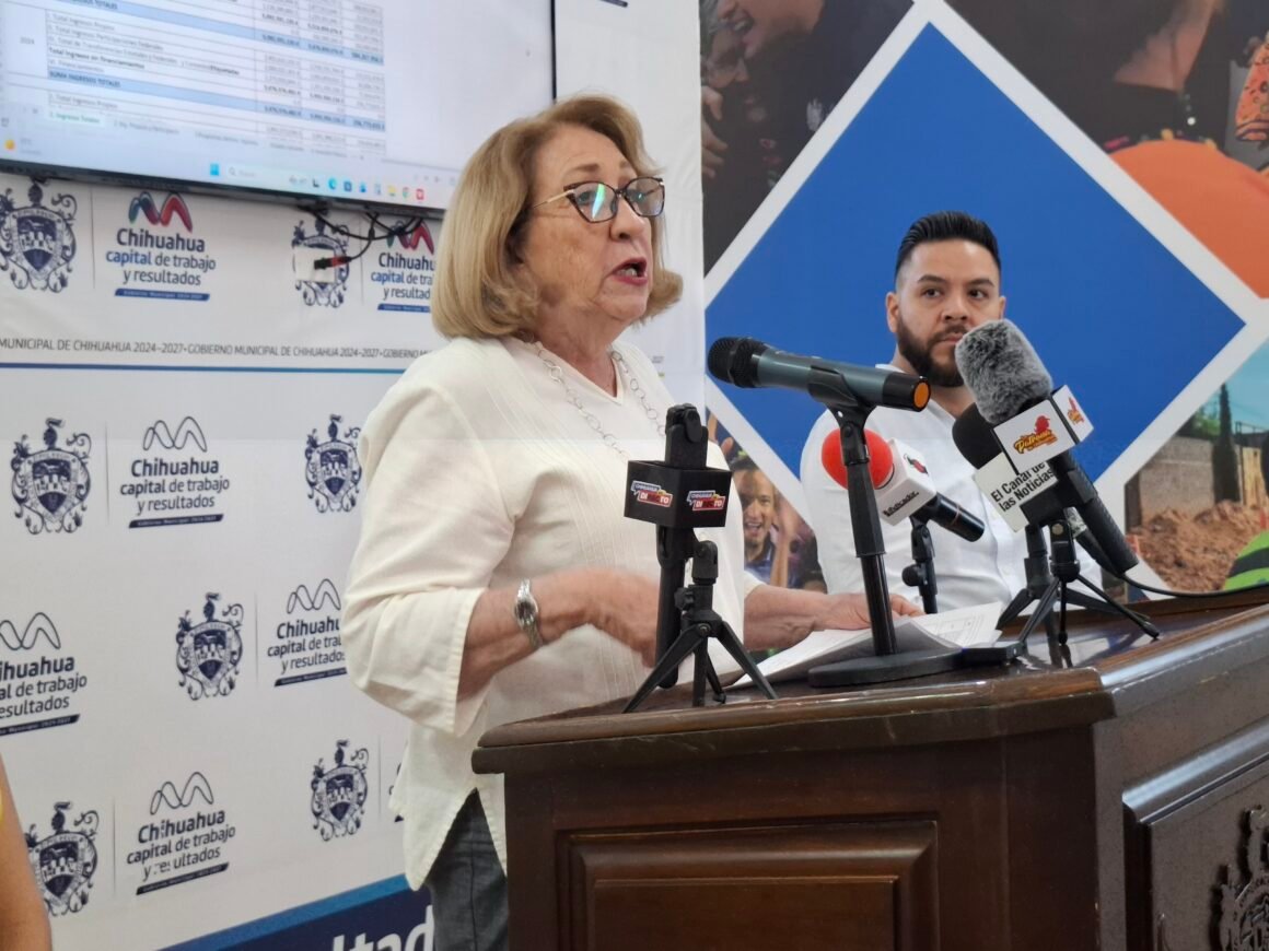 Tesorera municipal acusa recortes federales que afectan obras, seguridad e infraestructura en Chihuahua