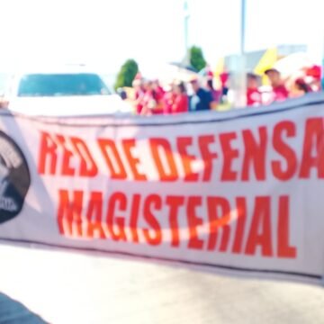 Comienza toma de casetas en apoyo a movilización magisterial; se concentran 300 docentes en Sacramento