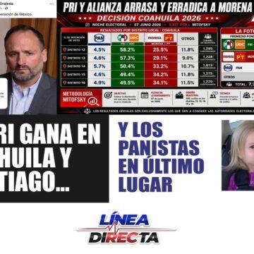 Santiago festejó el triunfo del PRI