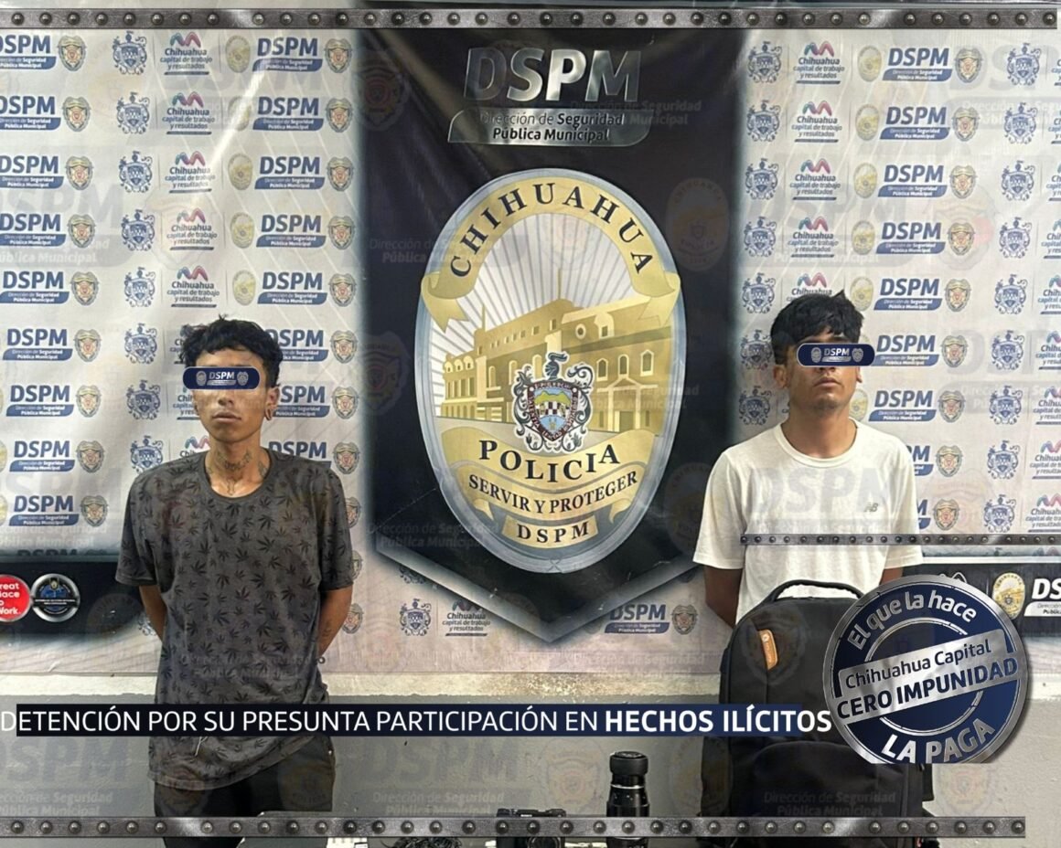 IMG-20260613-WA0008 Policía Municipal recupera objetos robados y detiene a dos hombres tras seguimiento de investigación