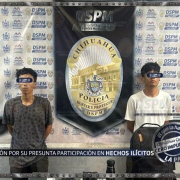 Policía Municipal recupera objetos robados y detiene a dos hombres tras seguimiento de investigación