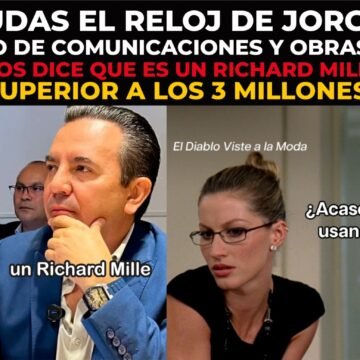 Jorge Chánez desata especulaciones por reloj valuado hasta en tres millones de pesos