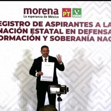 Cruz Pérez Cuéllar se registra en Morena para coordinar la Defensa de la Transformación en Chihuahua