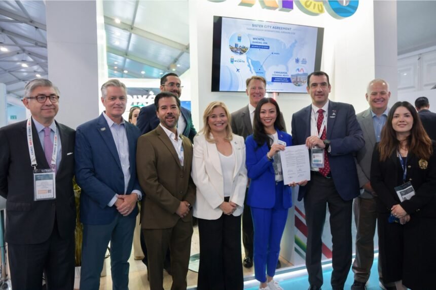 Firma Municipio de Chihuahua hermanamiento con Wichita, Kansas para fortalecer la industria aeroespacial