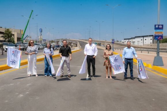 Marco Bonilla cumple: inaugura Paso Superior de vialidad Los Nogales