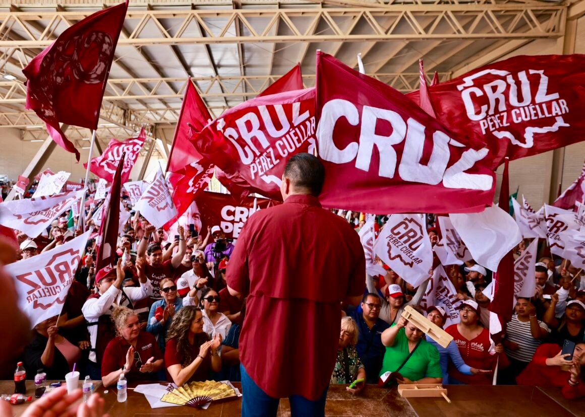 Militancia de Morena demuestra respaldo a Cruz Pérez Cuéllar en asamblea de la colonia La Montada