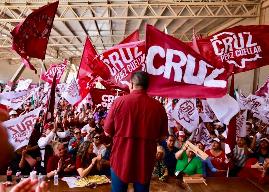 Militancia de Morena demuestra respaldo a Cruz Pérez Cuéllar en asamblea de la colonia La Montada