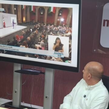 Estrada muestra entrevista de gobernador de Querétaro que destaca logros de Sheinbaum mientras Maru no asistió a informe