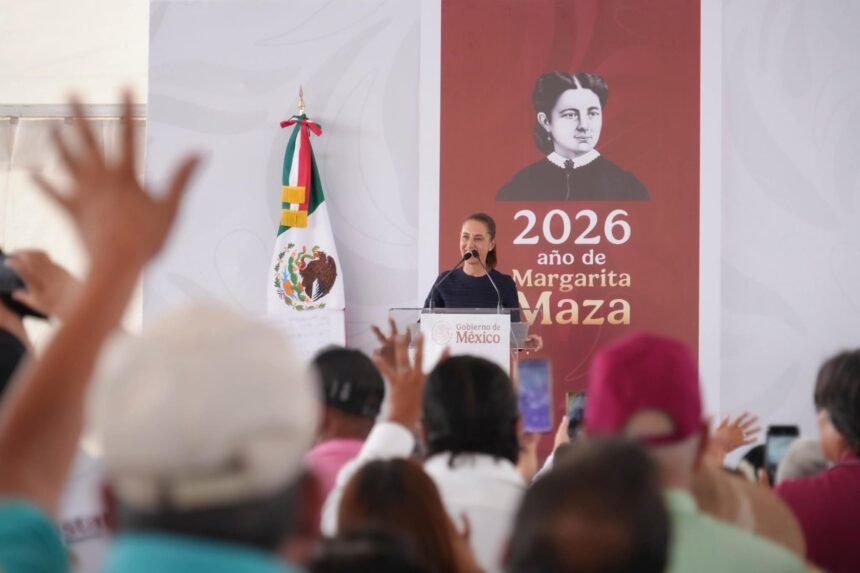 Sheinbaum entre programas sociales y pendiente
