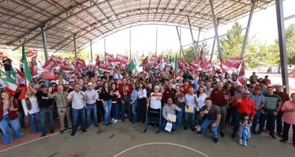 Cierra Cruz Pérez Cuéllar asambleas informativas de Morena en Cuauhtémoc