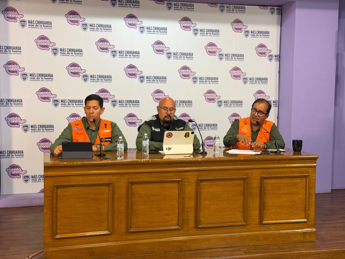 Protección Civil tiene 294 refugios temporales habilitados en Chihuahua ante lluvias