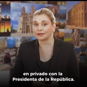 “Seguiremos respetando la ley y combatiendo al crimen organizado”: Maru