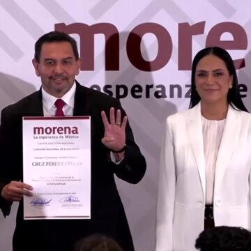 Cruz Pérez Cuéllar es designado coordinador estatal de Morena