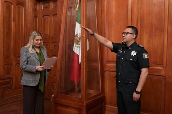 IMG-20261016-WA0002 Maru Campos toma protesta a Luis Aguirre como nuevo titular de la SSPE