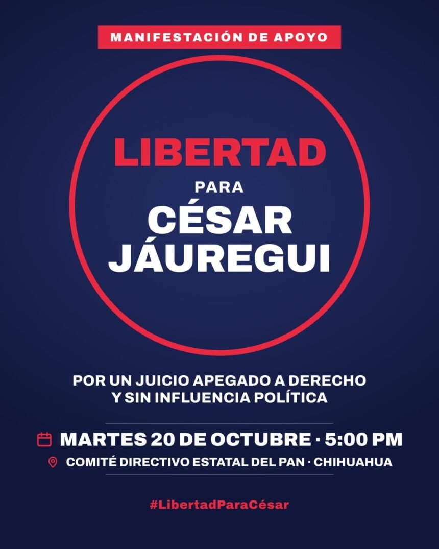 ¡Liberen a Jáuregui! Convocan a manifestación para exigir que enfrente su proceso en libertad